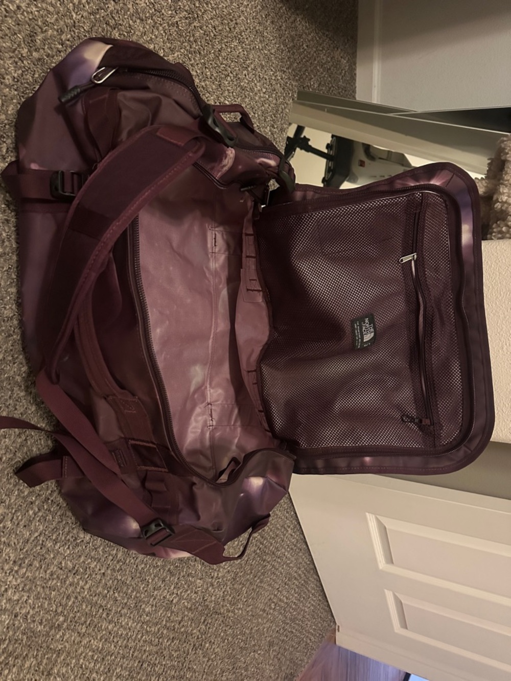The North Face Plum Duffel Bag